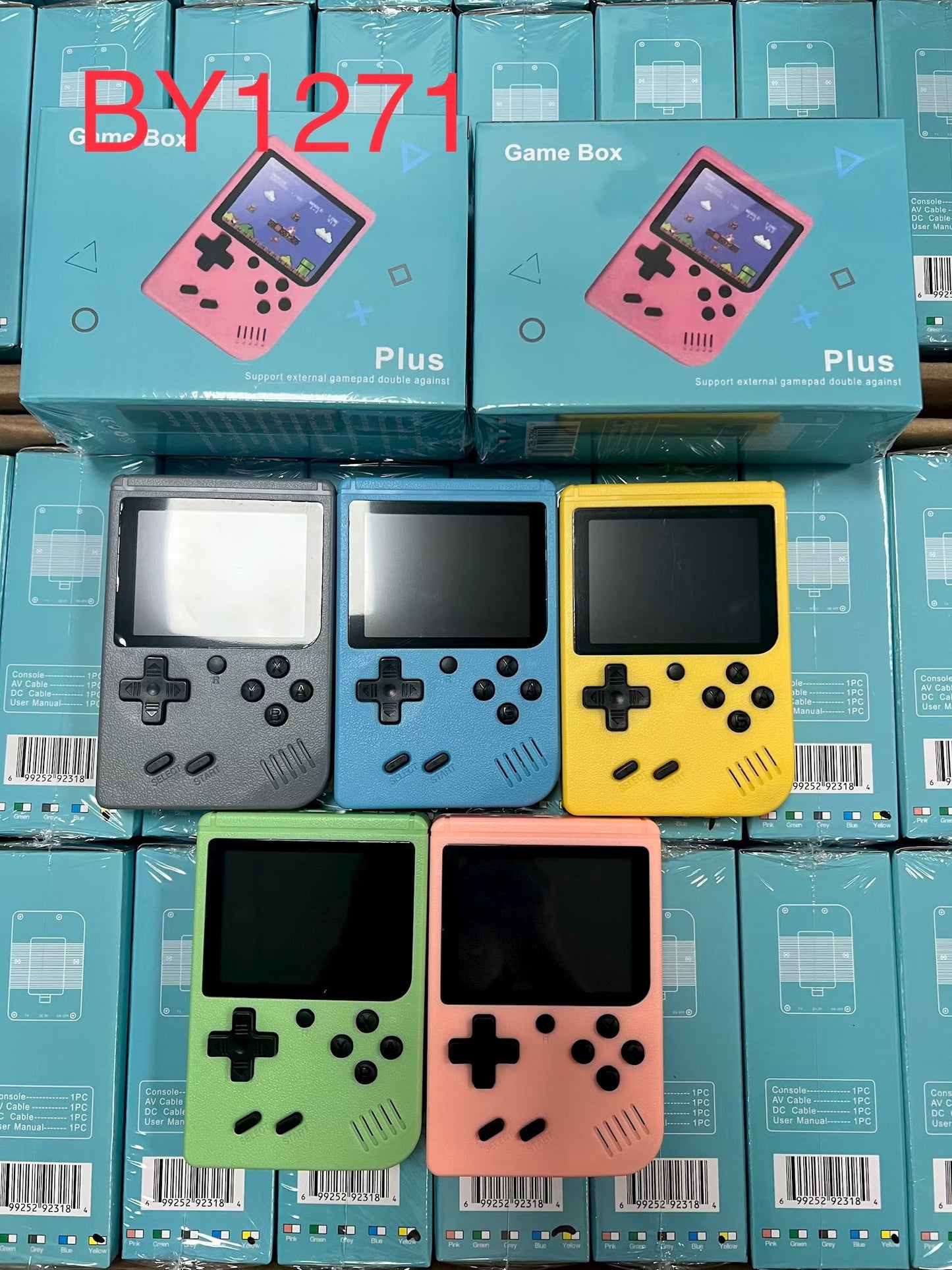 3.0" Screen 500 Games in 1 Gaming Box Plus Random Colors