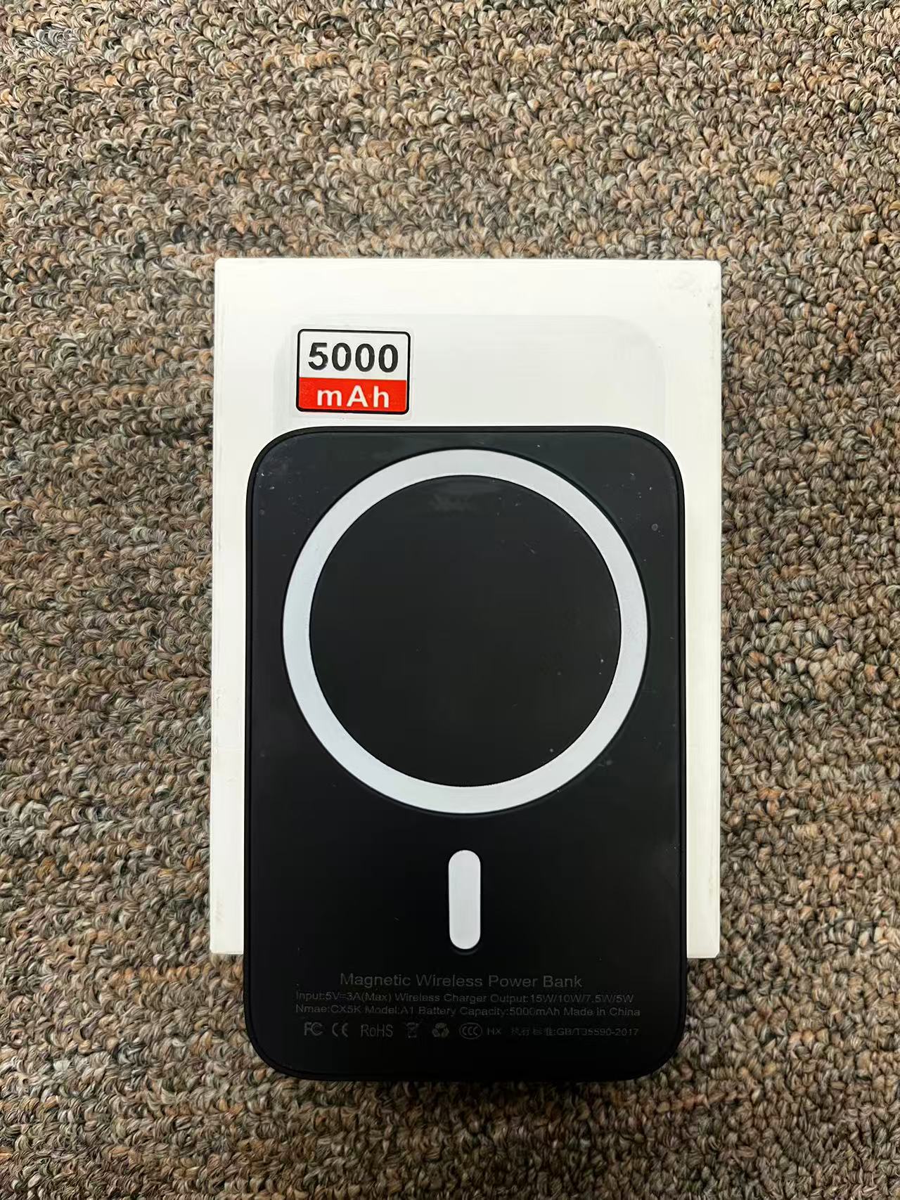 5000mAh Fast Charging Battery Pack Magnetic(Not Apple Brand) Also Supporting Android