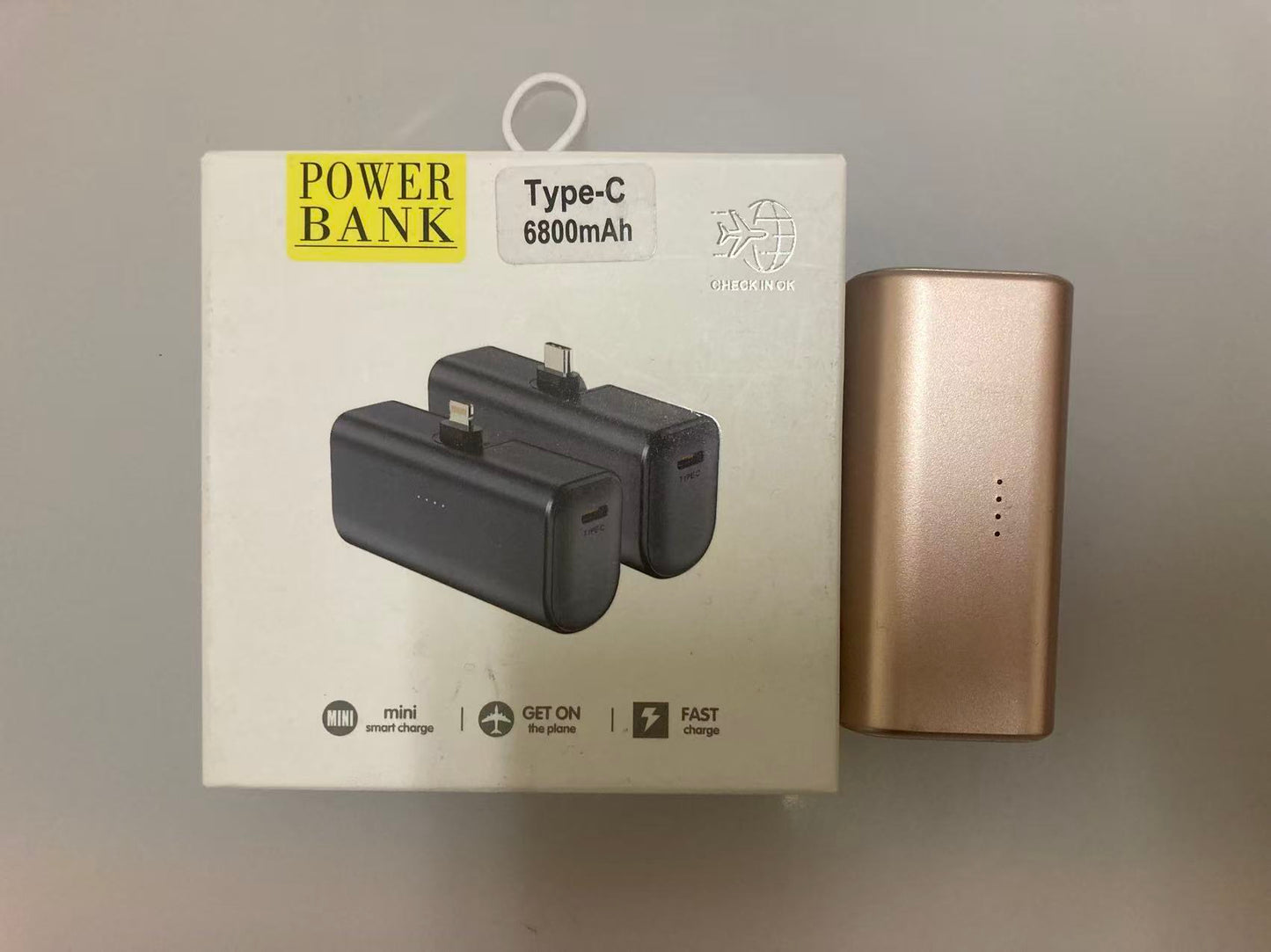 6800mAh Type-C Mini Power Bank