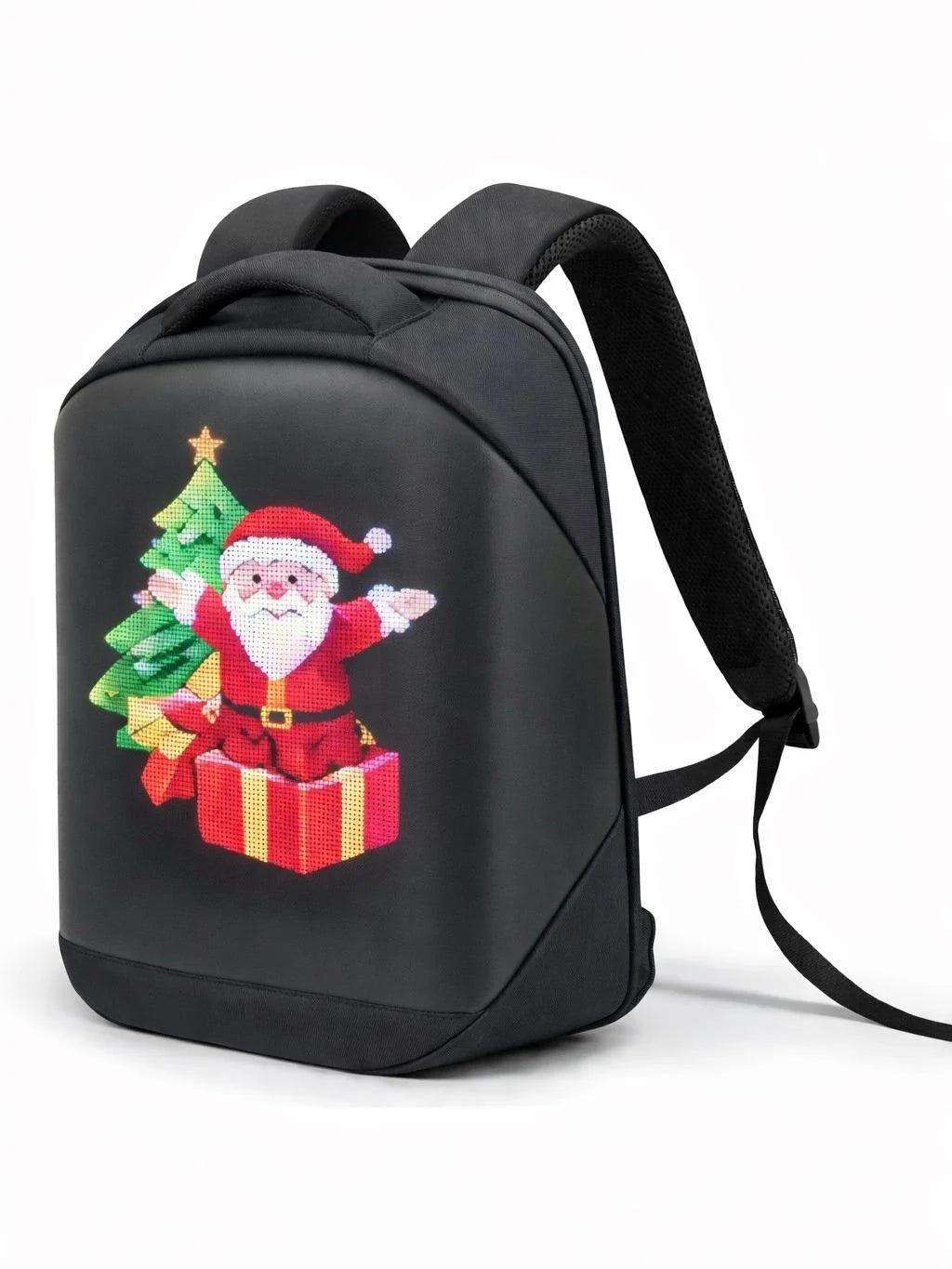 8838-1 Big LED Black Backpack