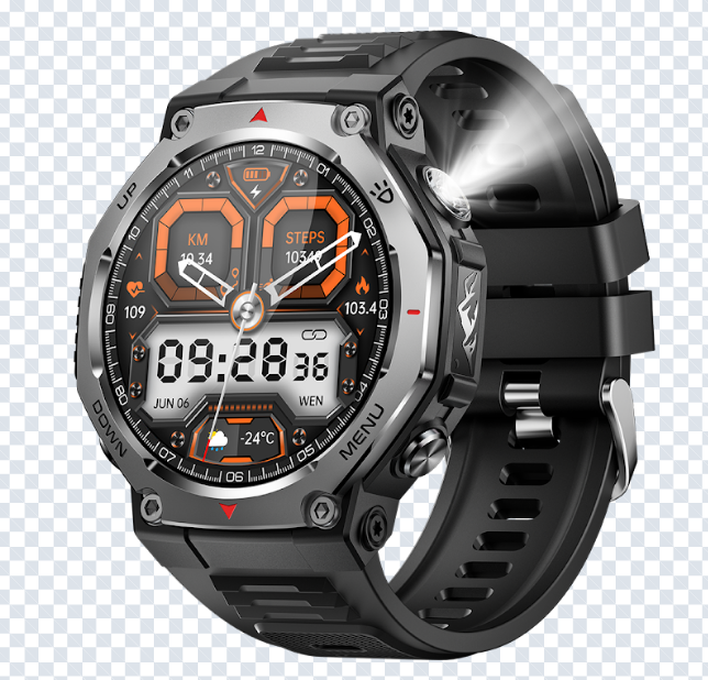 KT85 Waterproof Smart Watch 1.43 inch AMOLED Random Color