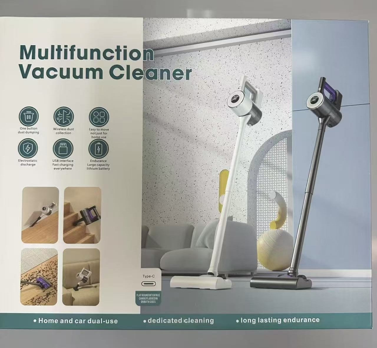 SK-007 Wireless Multifunction Vacuum Cleaner Random Color