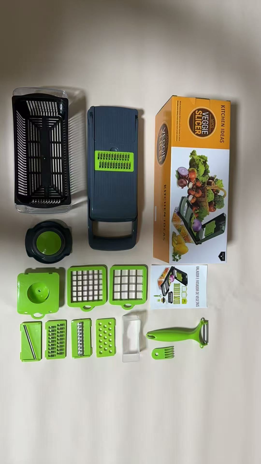 A016 Kitchen Ideas 16 pcs Veggie Slicer