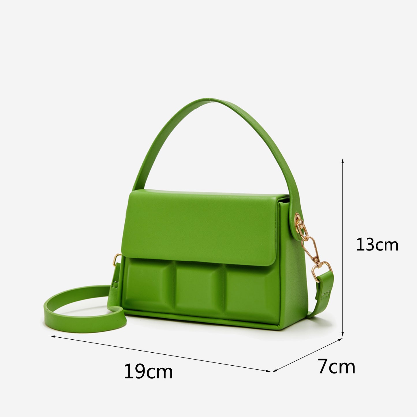 Square Top Handle Satchel 2-in-1 Set