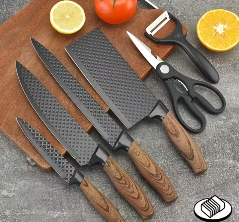 HEESEM 6-PCS Kitchen Knife Set