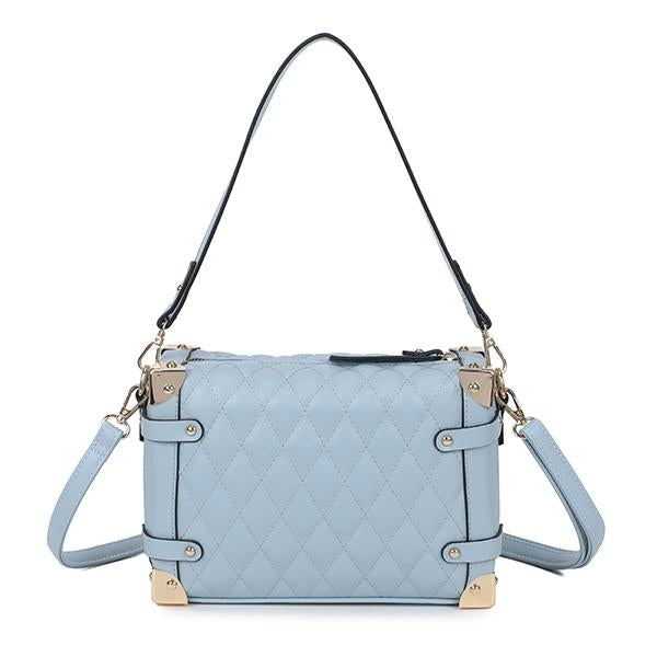 PU-38-M2 Square Quilted Crossbody Bag