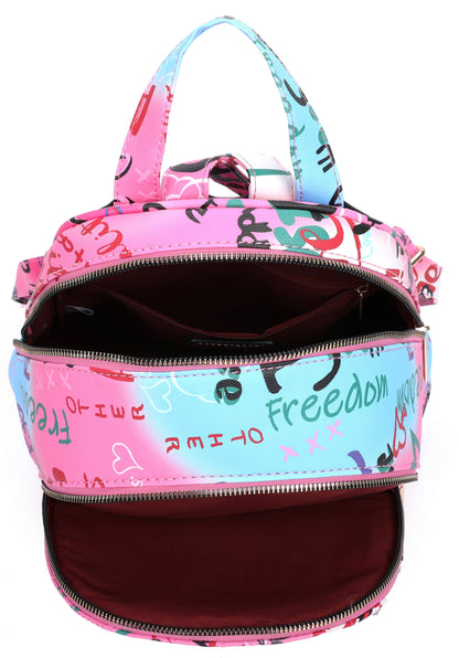 MULTI GRAFFITI BACKPACK 2-IN-1 SET