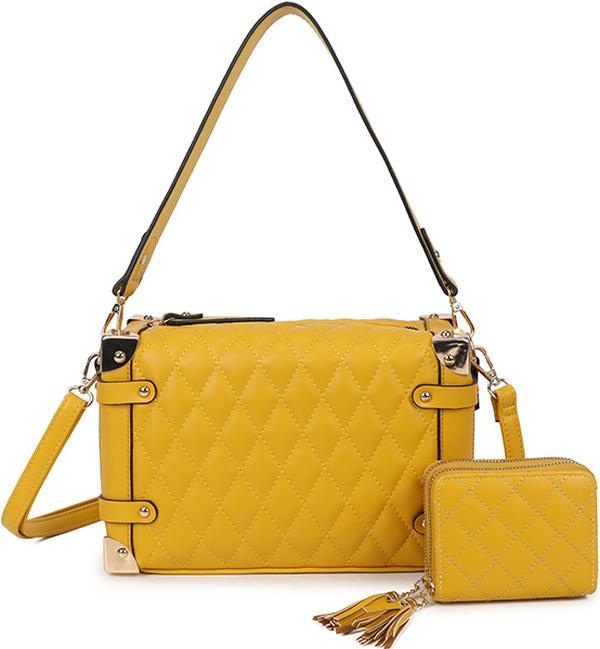 PU38-M2 Autumn new candy-color Handbag ,Two-Piece Set for Women