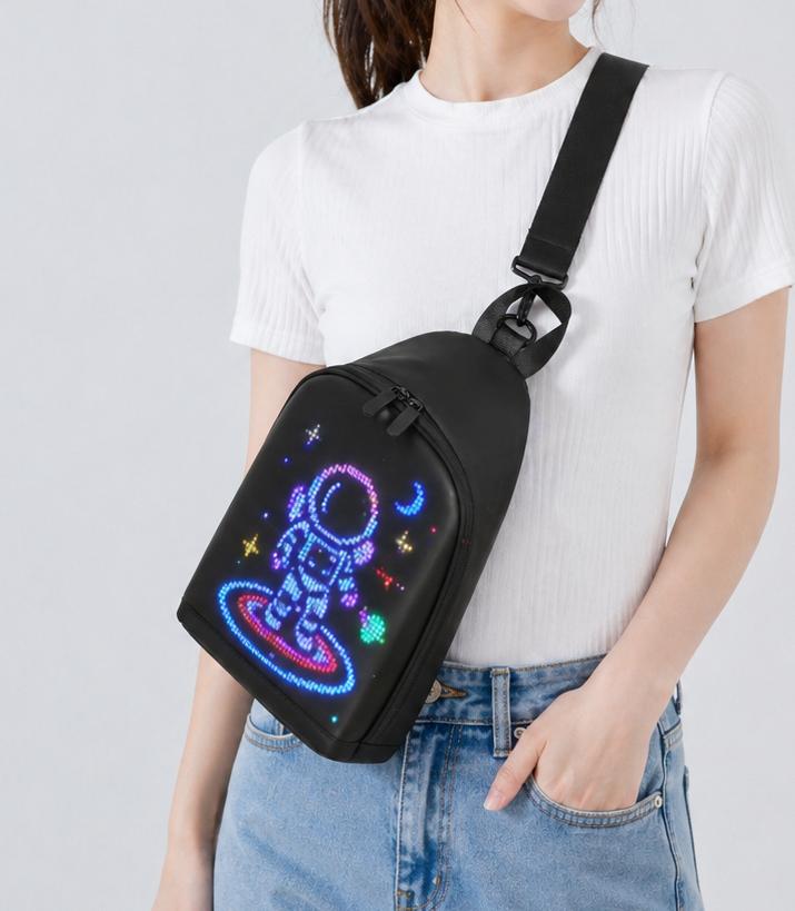 8837-1 LED Crossbody Black
