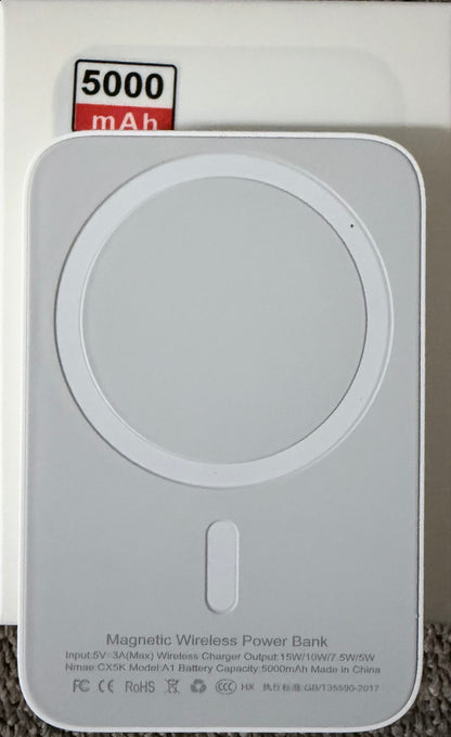5000mAh Fast Charging Battery Pack Magnetic(Not Apple Brand) Also Supporting Android