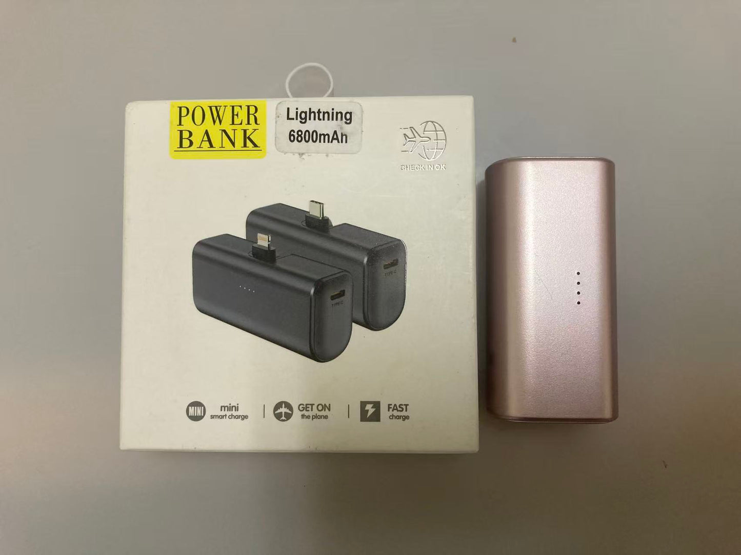 6800mAh Lightning Mini Power Bank