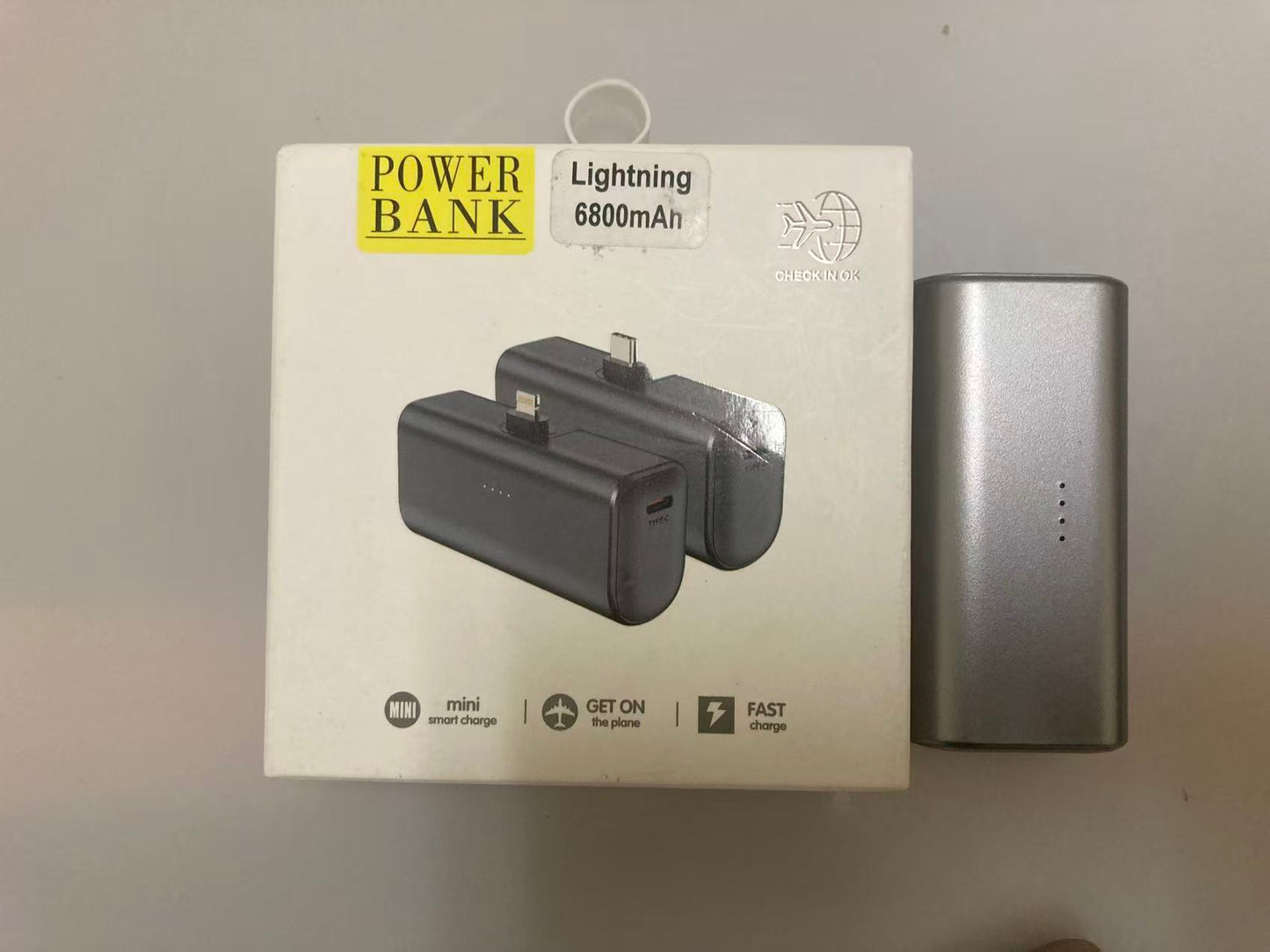 6800mAh Lightning Mini Power Bank