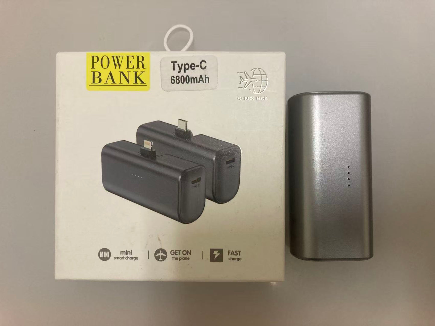 6800mAh Type-C Mini Power Bank