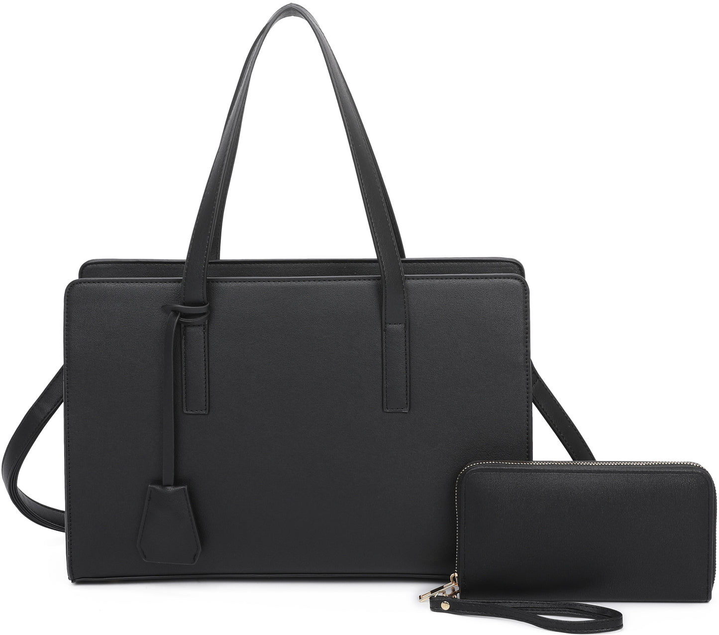 LF2327 Simple and fashionable women's handbag ONLY BLACK for flash sale