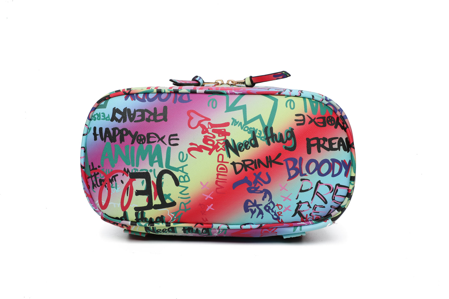 3-PIECE CUTE GRAFFTI FASHION BACKPACK SET