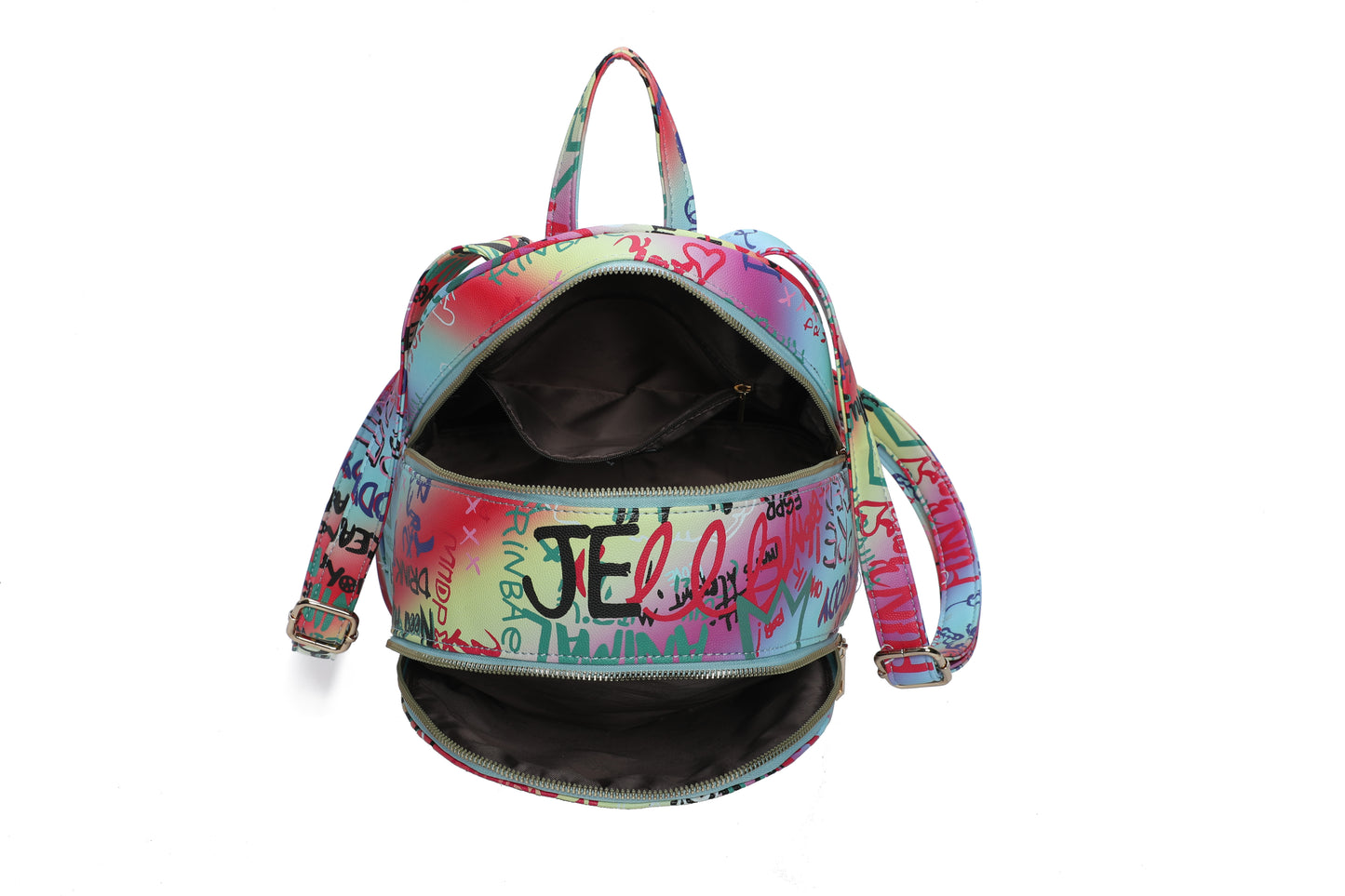 3-PIECE CUTE GRAFFTI FASHION BACKPACK SET