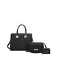 3 IN 1 PEBBLED BOXY SATCHEL SET