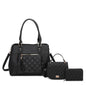 FASHION QUILTED TOP HANDLE 3-IN-1 SATCHEL