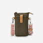 Fashion Stylish Crossbody Phone Fitted Messenger With Button Closure