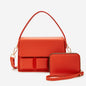 SQUARE TOP HANDLE SATCHEL 2-IN-1 SET