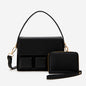 SQUARE TOP HANDLE SATCHEL 2-IN-1 SET