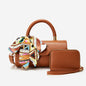 FASHION TOP HANDLE CYLINDER SATCHEL 2-IN-1 SET