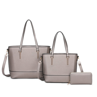 3-IN-1 FASHION TOP HANDLE TOTE BAG SET