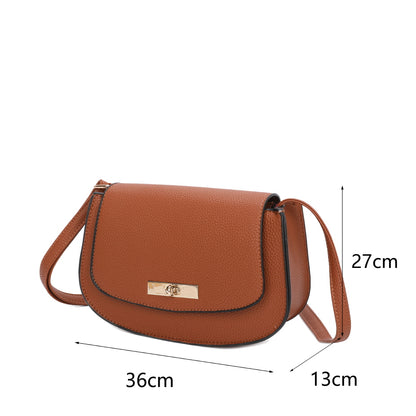 3 IN 1 PEBBLED BOXY SATCHEL SET