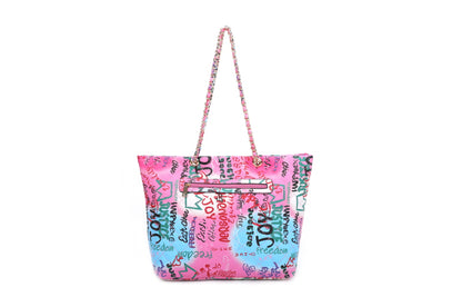 Graffiti Quilted Fashion 3-Piece Purse Set