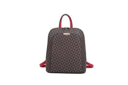 MONOGRAM BACKPACK WITH MATCHING WALLET SET