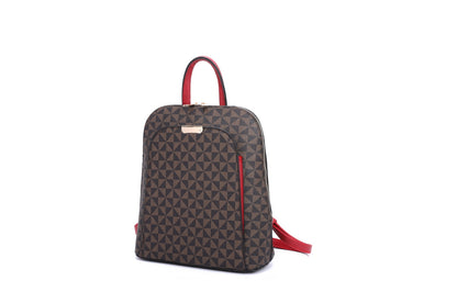 MONOGRAM BACKPACK WITH MATCHING WALLET SET