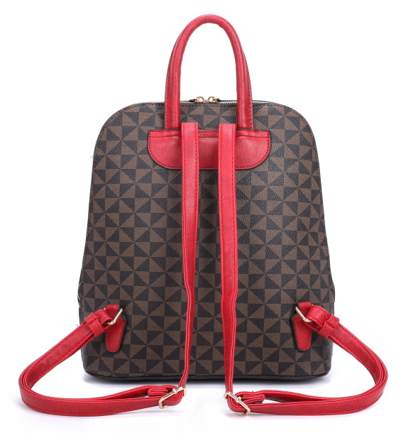 MONOGRAM BACKPACK WITH MATCHING WALLET SET