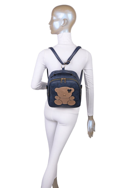 STYLISH MODERN BACKPACK WITH CROSSBODY BAG AND WALLET SET