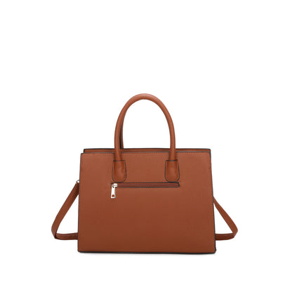 3 IN 1 PEBBLED BOXY SATCHEL SET