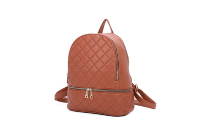 QUILTED STYLE BACKPACK & WALLET SET