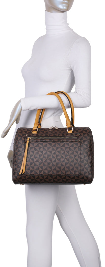 3-PIECE FASHION MONOGRAM CLASSIC MINI DUFFEL BAG SET