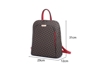 MONOGRAM BACKPACK WITH MATCHING WALLET SET