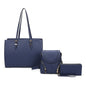 Fashion Buckle Top Handle 3-in-1 Shopper Set