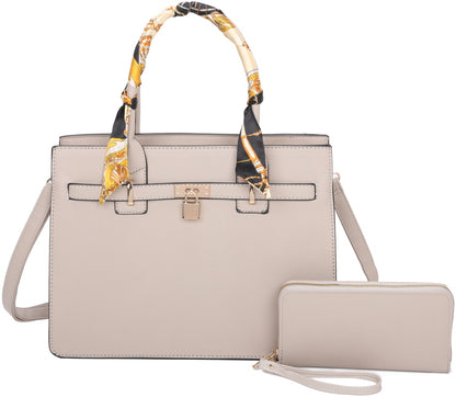 FASHION 2-IN-1 PADLOCK SATCHEL