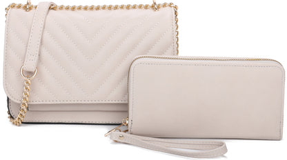 FASHION CROSSBODY BAG & WALLET SET