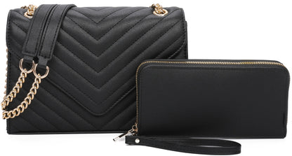 Fashion Crossbody Bag & Wallet Set