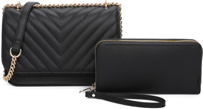 FASHION CROSSBODY BAG & WALLET SET