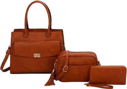 3-PIECE FASHION HANDBAG SET