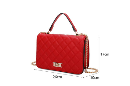 STYLISH TWIST LOCK CROSSBODY BAG & WALLET SET