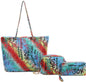 Graffiti Quilted Fashion 3-Piece Purse Set