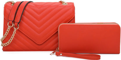 Fashion Crossbody Bag & Wallet Set