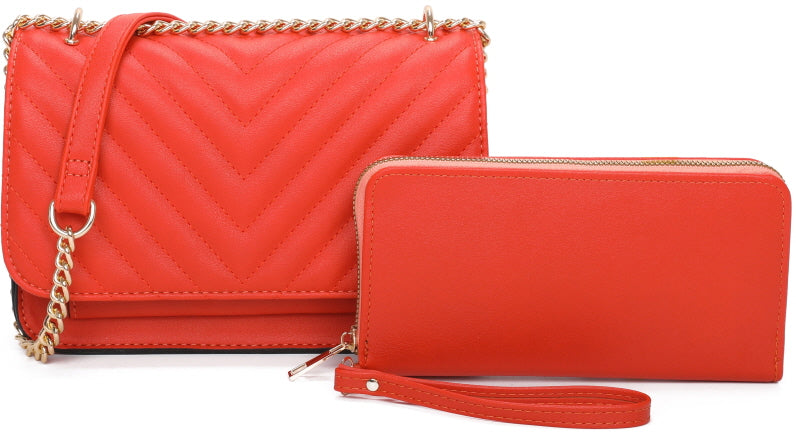 FASHION CROSSBODY BAG & WALLET SET