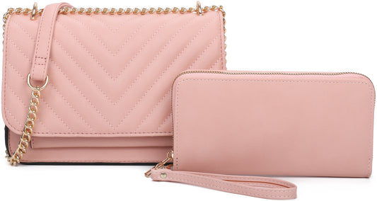 FASHION CROSSBODY BAG & WALLET SET