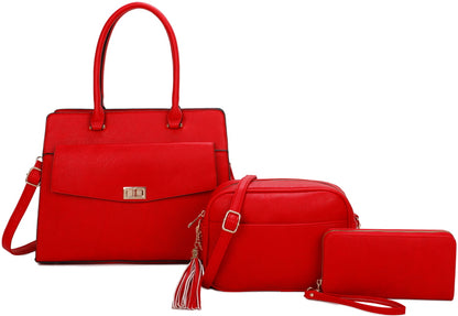 3-PIECE FASHION HANDBAG SET