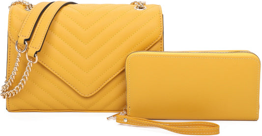 Fashion Crossbody Bag & Wallet Set